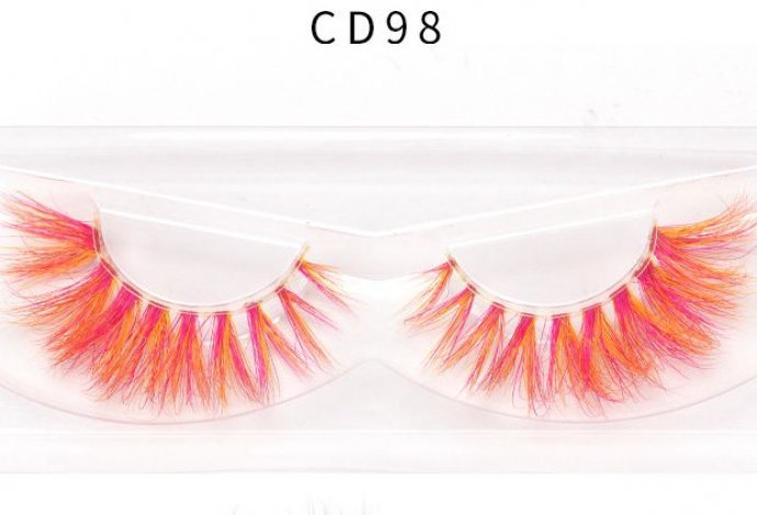 CD98 colored mink lashes (CD98_副本)