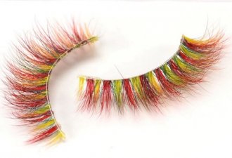 CD20 colored mink lashes