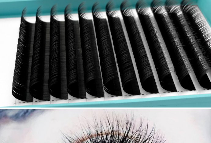 0.12  C 13mm  flat eyelash extensions (Flat)